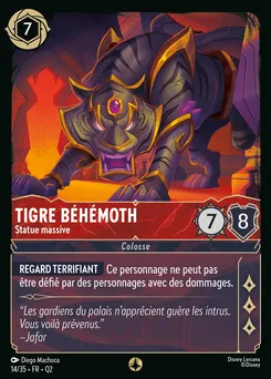 Tigre béhémoth - Statue massive 14/35 — Illumineer's Quest: Palace Heist