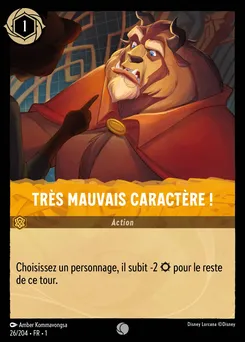 Très mauvais caractère ! 26/204 — The First Chapter