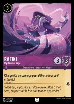 Rafiki - Mystérieux sage 54/204 — The First Chapter
