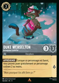 Duke Weaselton - Arnaqueur revêche 182/204 — Winterspell