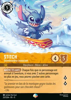 Stitch - Snowboardeur insouciant 207/204 — Winterspell