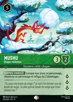 Mushu - Dragon malicieux 212/204 — Winterspell