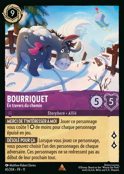 Bourriquet - En travers du chemin 45/204 — Winterspell