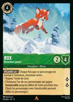 Rox - Renardeau joueur 90/204 — Winterspell