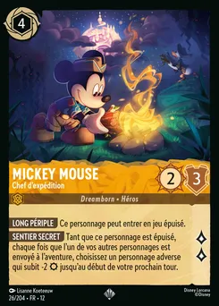 Mickey Mouse - Chef d'expédition 26/204 — Wilds Unknown