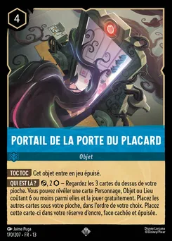 Portail de la Porte du placard 170/207 — Attack of the Vine!