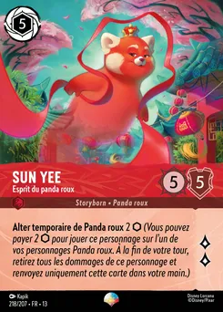 Sun Yee - Esprit du panda roux 218/207 — Attack of the Vine!