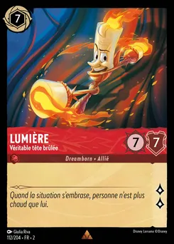Lumière - Véritable tête brûlée 112/204 — Rise of the Floodborn