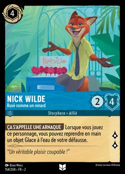 Nick Wilde - Rusé comme un renard 154/204 — Rise of the Floodborn