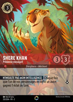 Shere Khan - Prédateur menaçant 212/204 — Rise of the Floodborn
