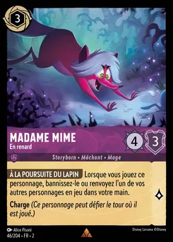 Madame Mime - En renard 46/204 — Rise of the Floodborn