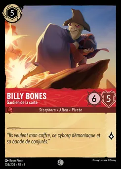 Billy Bones - Gardien de la carte 104/204 — Into the Inklands
