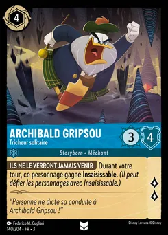 Archibald Gripsou - Tricheur solitaire 140/204 — Into the Inklands