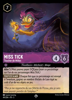 Miss Tick - Toucher de Midas 49/204 — Into the Inklands