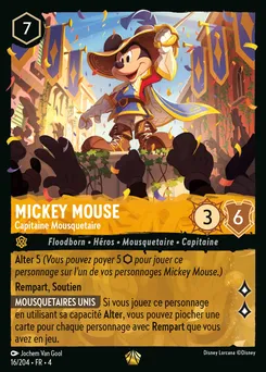 Mickey Mouse - Capitaine Mousquetaire 16/204 — Ursula's Return