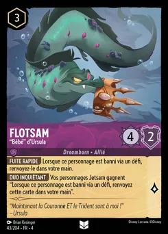 Flotsam - "Bébé" d'Ursula 43/204 — Ursula's Return
