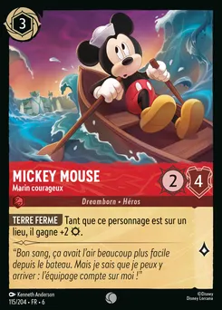 Mickey Mouse - Marin courageux 115/204 — Azurite Sea