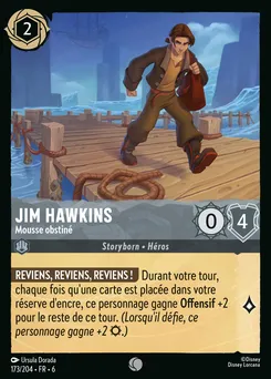 Jim Hawkins - Mousse obstiné 173/204 — Azurite Sea
