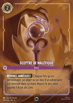 Sceptre de Maléfique 210/204 — Azurite Sea