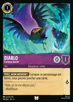 Diablo - Corbeau docile 49/204 — Azurite Sea