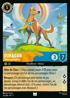 Ouragan - Chien prodigieux 23/204