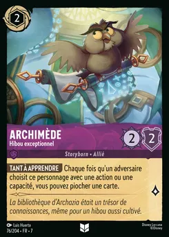 Archimède - Hibou exceptionnel 76/204 — Archazia's Island
