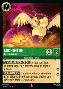 Archimède - Hibou ingénieux 113/204 — The Reign of Jafar
