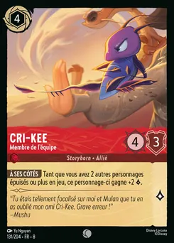 Cri-Kee - Membre de l'équipe 131/204 — The Reign of Jafar