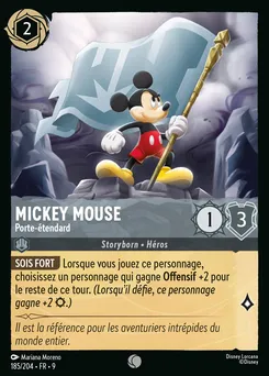 Mickey Mouse - Porte-étendard 185/204 — Fabled