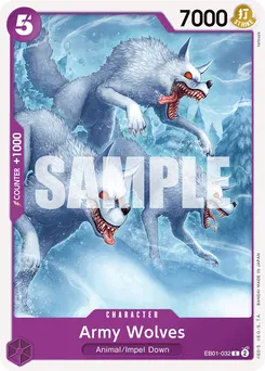 Army Wolves EB01-032 — Memorial Collection