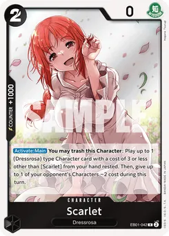 Scarlet EB01-042 — Memorial Collection