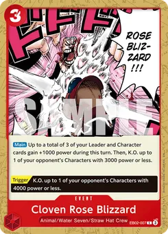 Cloven Rose Blizzard EB02-007 — Anime 25th Collection