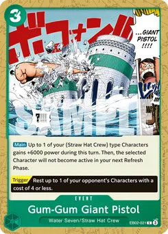 Gum-Gum Giant Pistol EB02-021 — Anime 25th Collection