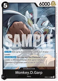 Monkey D. Garp EB02-049 — Anime 25th Collection