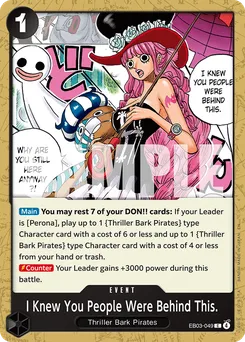 I Knew You People Were Behind This. EB03-049 — Heroines Edition