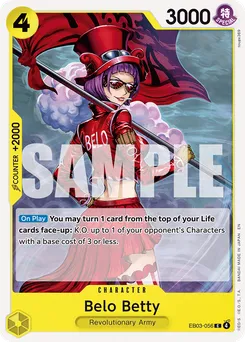 Belo Betty EB03-056 — Heroines Edition