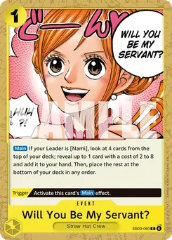 Will You Be My Servant? EB03-060 — Heroines Edition