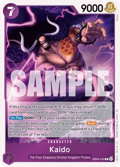 Kaido EB04-030 — The Azure Sea's Seven