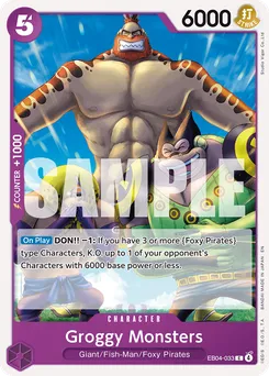 Groggy Monsters EB04-033 — The Azure Sea's Seven