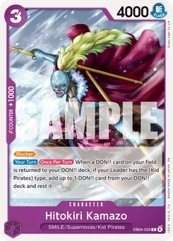 Kamazo, le tueur à la faucille EB04-035 — The Azure Sea's Seven