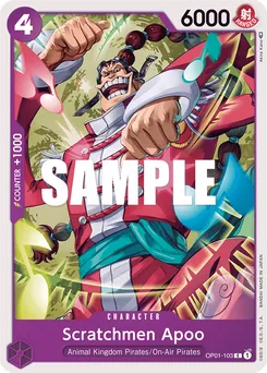 Scratchmen Apoo OP01-103 — Romance Dawn
