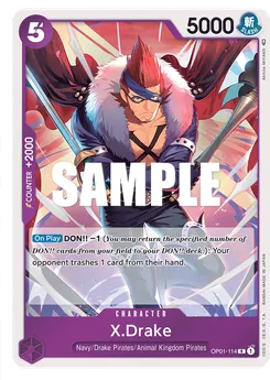 X.Drake OP01-114 — Romance Dawn
