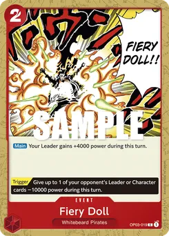 Fiery Doll OP03-019 — Pillars of Strength