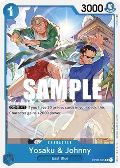 Yosaku & Johnny OP03-053 — Pillars of Strength