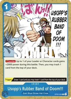 Usopp's Rubber Band of Doom!!! OP03-054 — Pillars of Strength