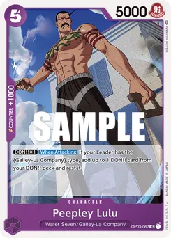 Peepley Lulu OP03-067 — Pillars of Strength