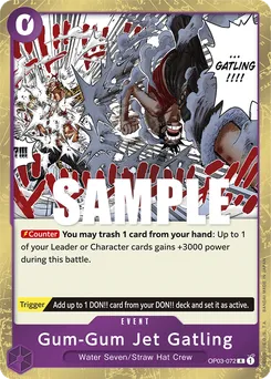 Gum-Gum Jet Gatling OP03-072 — Pillars of Strength