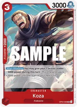 Koza OP04-006 — Kingdoms of Intrigue