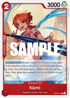 Nami OP04-011 — Kingdoms of Intrigue
