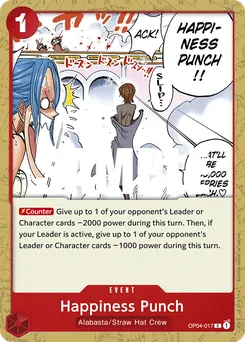 Happiness Punch OP04-017 — Kingdoms of Intrigue